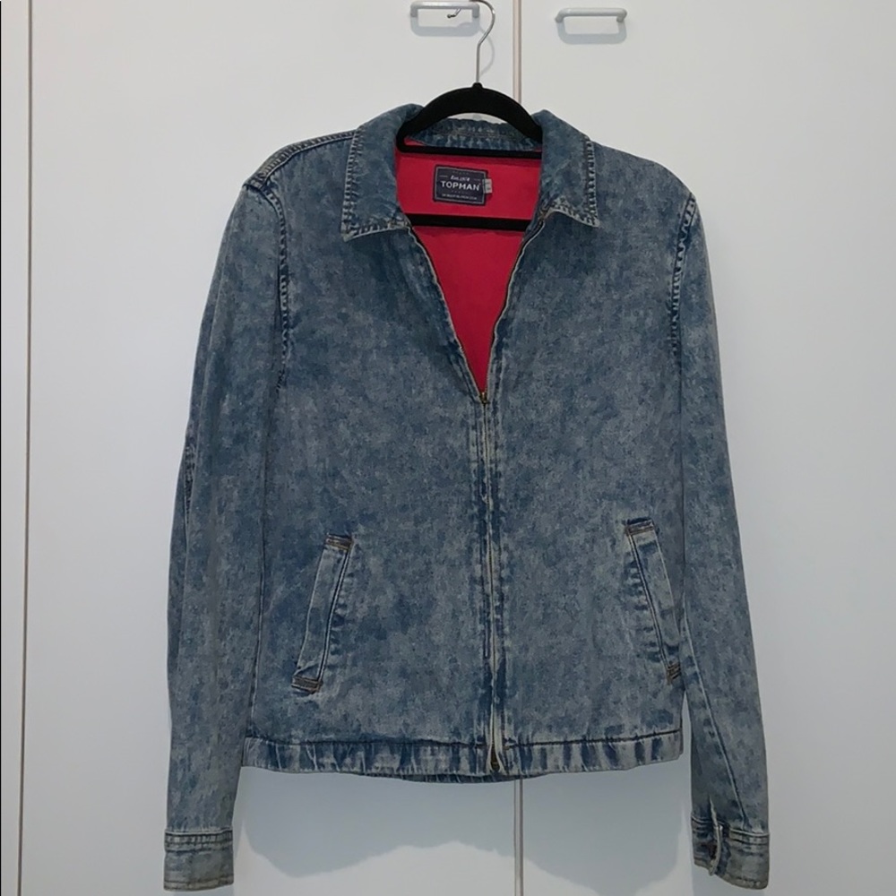 Topman Vintage Inspired Denim Jacket